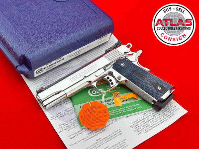 Colt Gold Cup Trophy Government 5” 9mm Series 70 CUSTOM MIRROR POLISHED