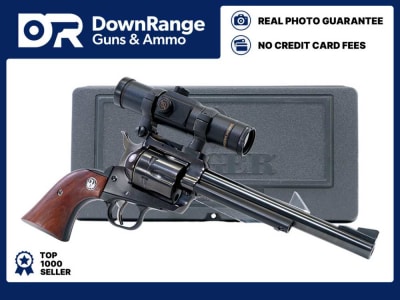 RUGER NEW MODEL BLACKHAWK | .30 CARBINE | 7.5" BBL | SIMMONS MASTER RED DOT
