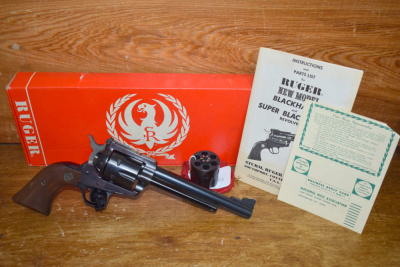 1975 Ruger New Model Blackhawk .357 Magnum 9MM 6.5" Revolver 2 Cylinders