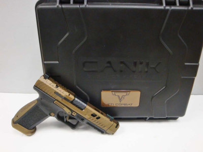Canik TTI Combat 9MM Bronze Optics Ready 4.6” BL Taran Tactical Innovations