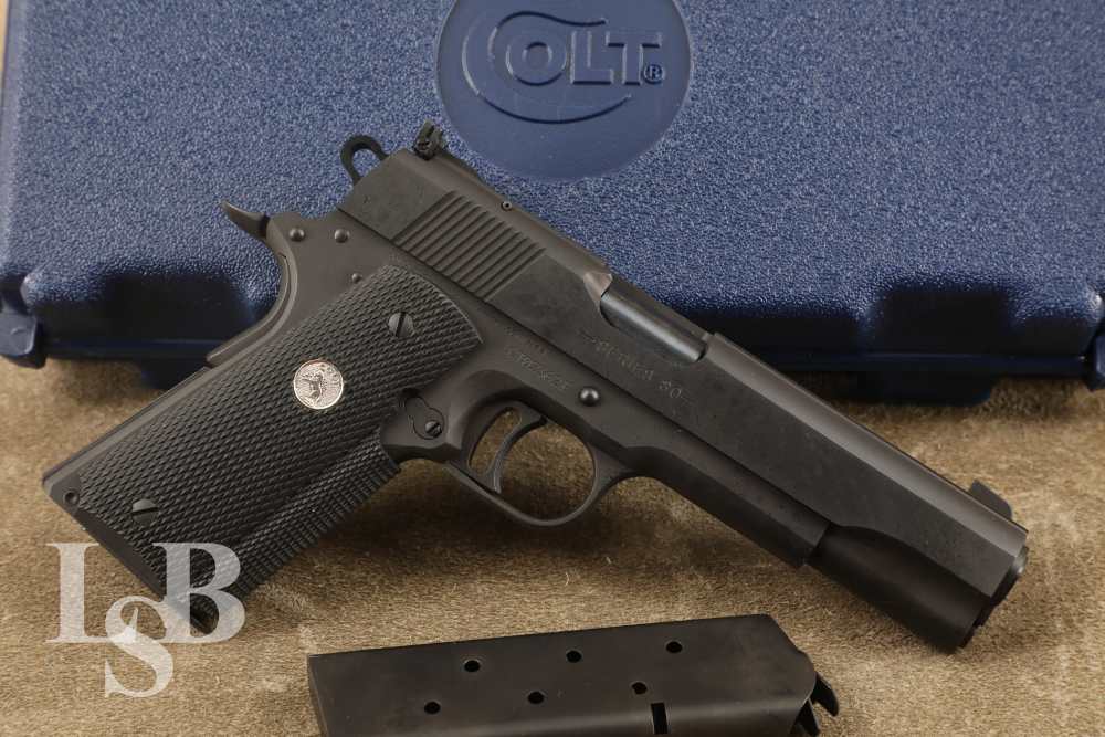 Colt Combat Target Model 1911 .45 Auto 5" Semi-Auto Pistol & Box, MFD 1997