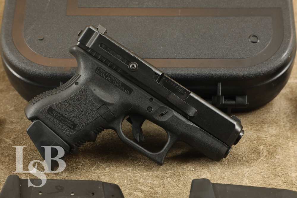 Glock 27 G27 Gen 3 .40 S&W 3.41” Semi-Auto Striker Fired Pistol, Tritium Si