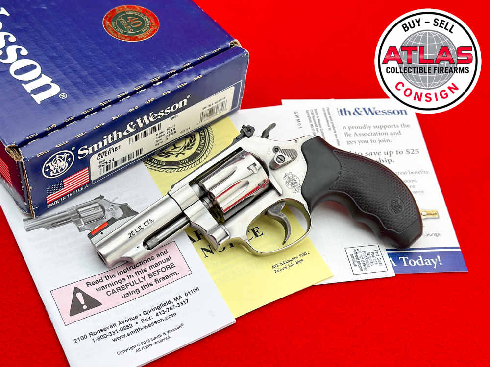 2014 Smith & Wesson 63-5 3" Stainless .22 LR 8-Shot Kit Gun w/ Box