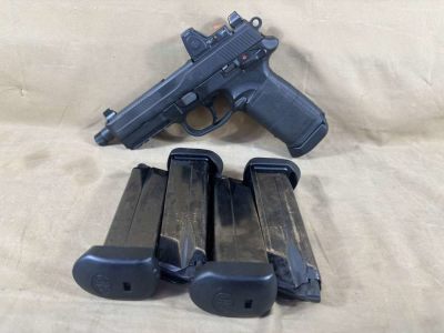FNH FNX-45 Tactical .45ACP 5.3" Barrel 15+1 Capacity W/ Trijicon RM06!