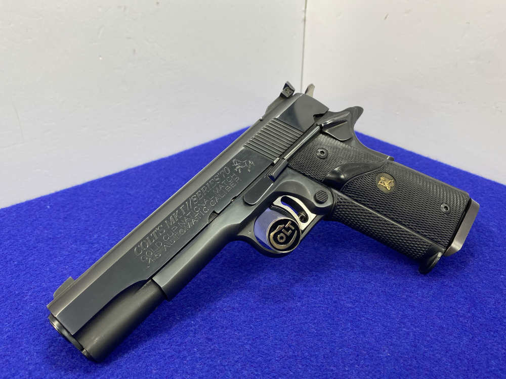 1977 Colt National Match Gold Cup .45ACP 5" *SOUGHT AFTER MKIV/SERIES 70*
