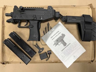 IWI Israel Weapon Industries UZI Pro Pistol 4.5” With Brace