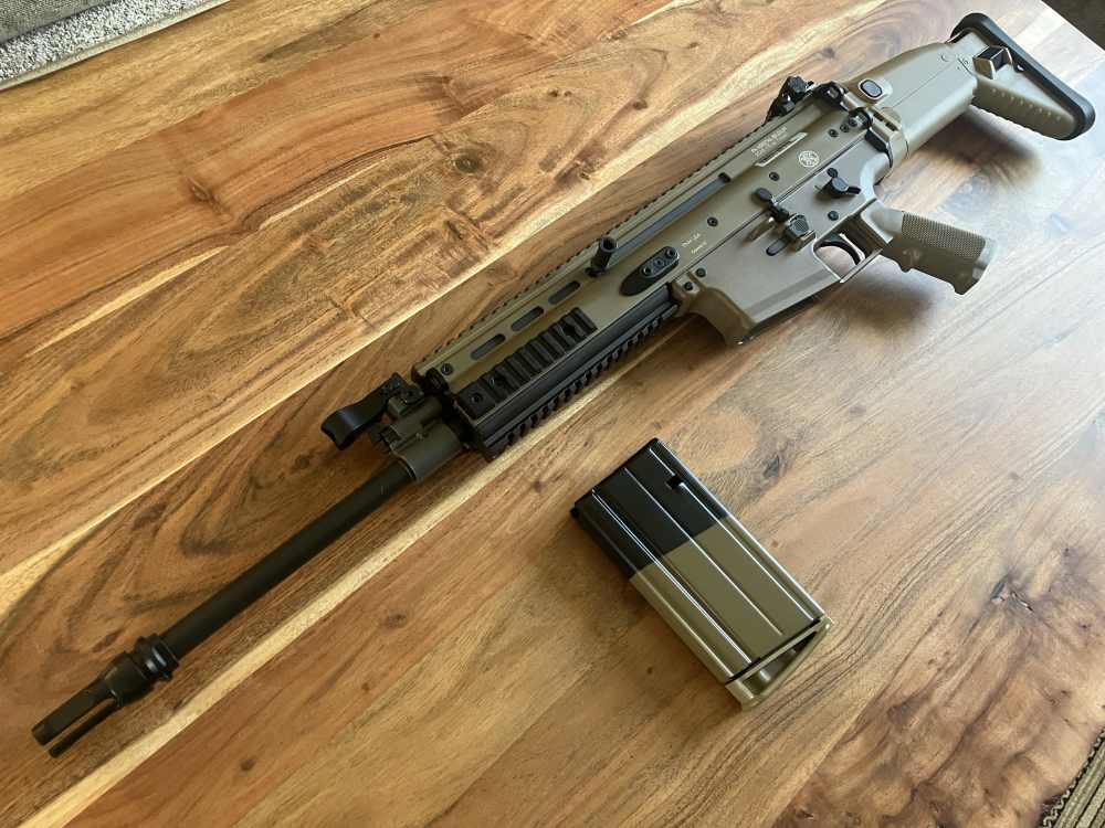 FNH SCAR 17S 7.62x51 NATO Belgian Production Liege Proofed RCH FDE 16" 20rd